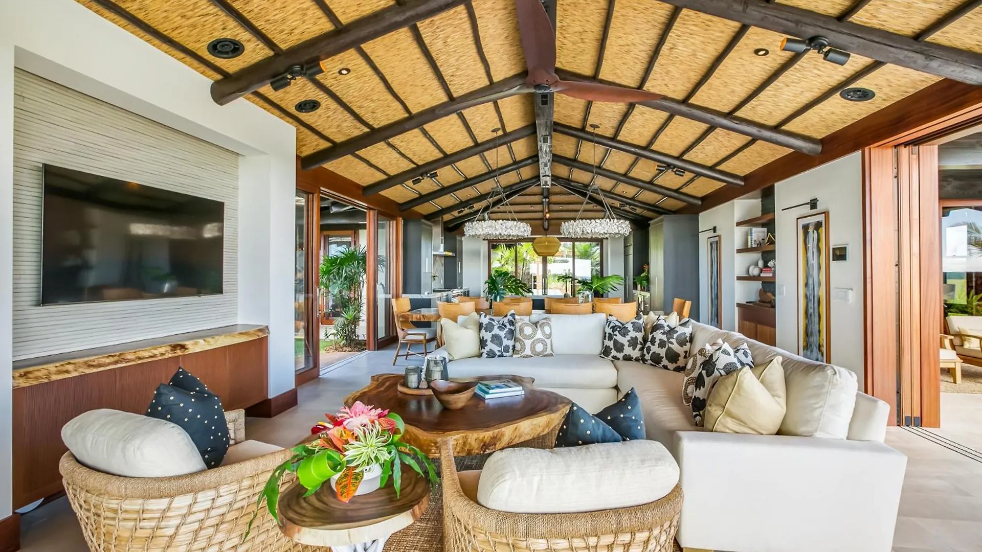 Koloa Brand New Custom Bali Inspired Home In Kainani