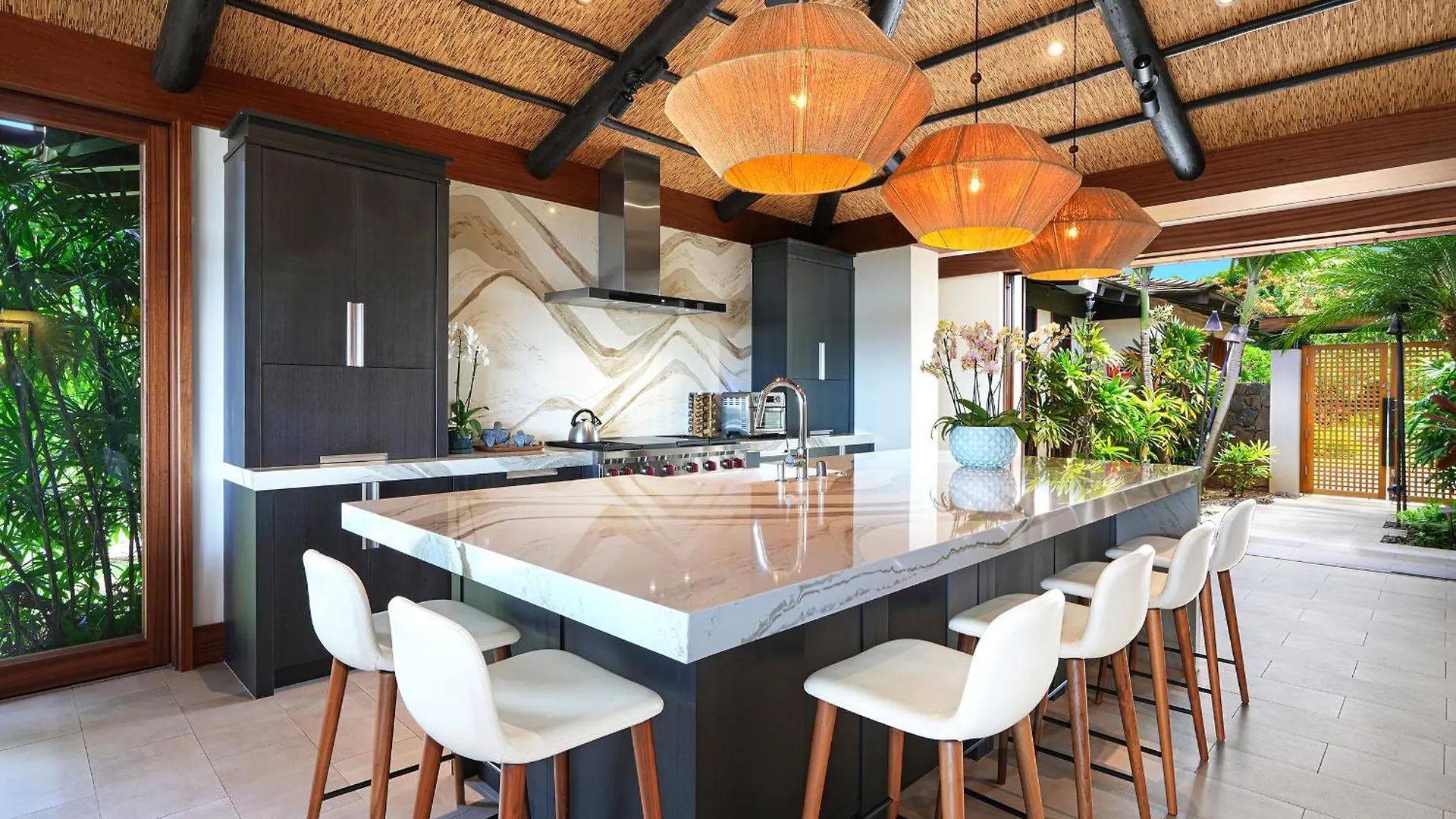 Brand New Custom Bali Inspired Home In Kainani Koloa